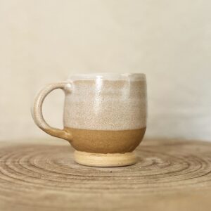 Creme caramel wide mug