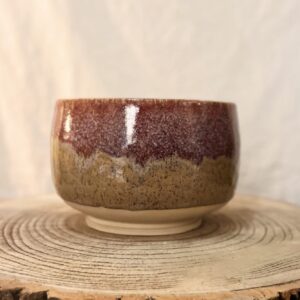 Curved salad bowl