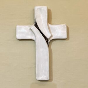 Ceramic designed cross