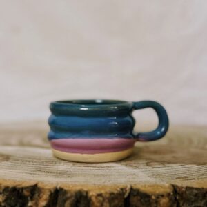 The blue violet bubble mug