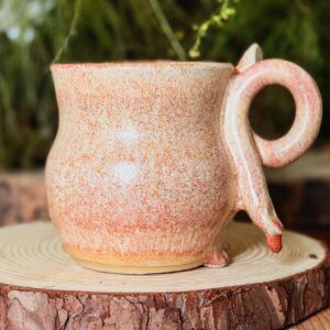 The pink tip large mug