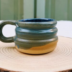 Blue bubble mug
