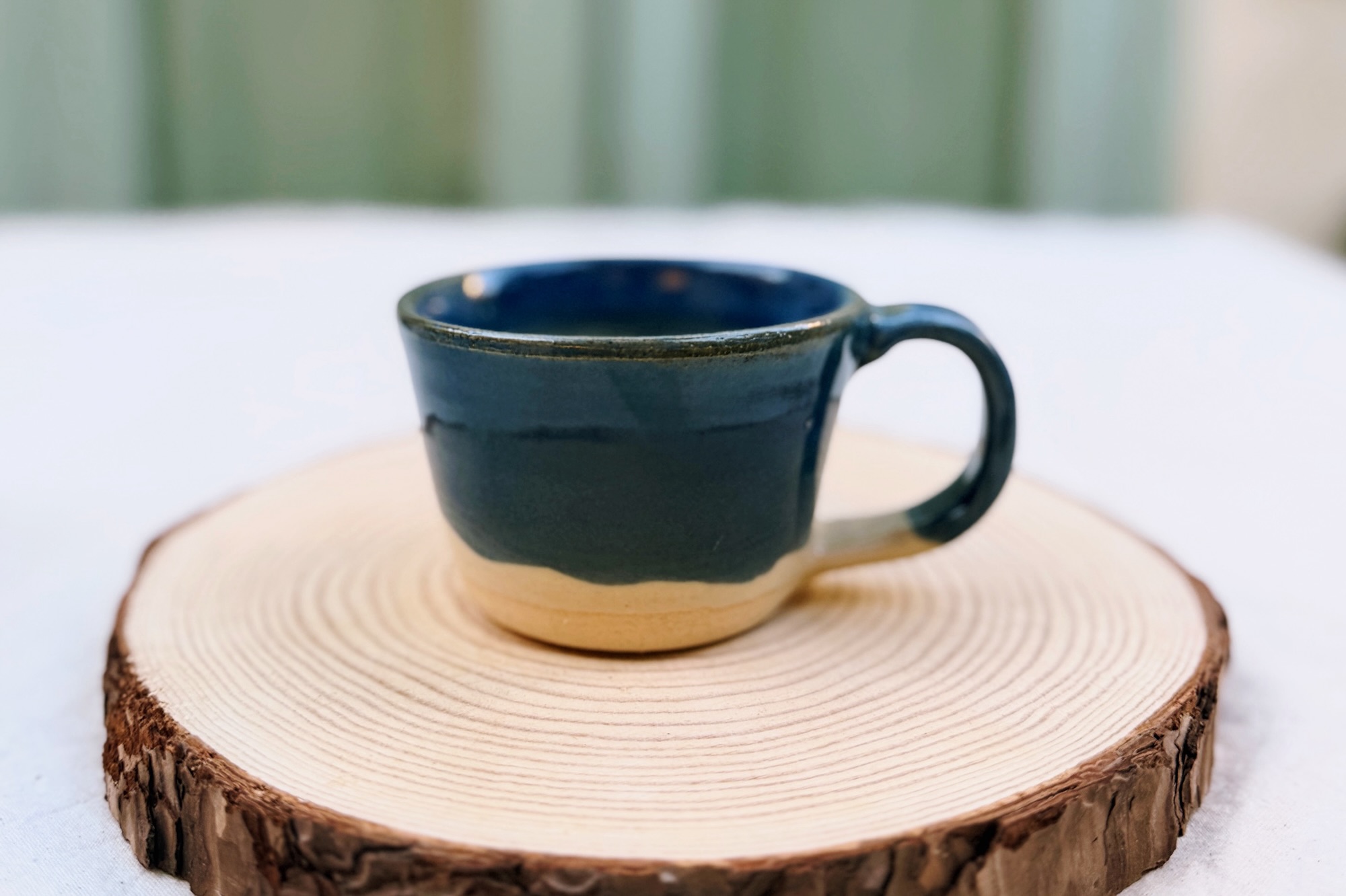 Deep blue mug