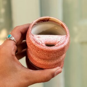 Strawberry melt Iced coffee cup