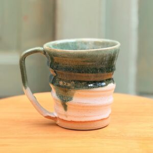 Teal spiral Mug